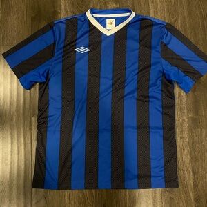 Vintage Umbro Striped Soccer Jersey